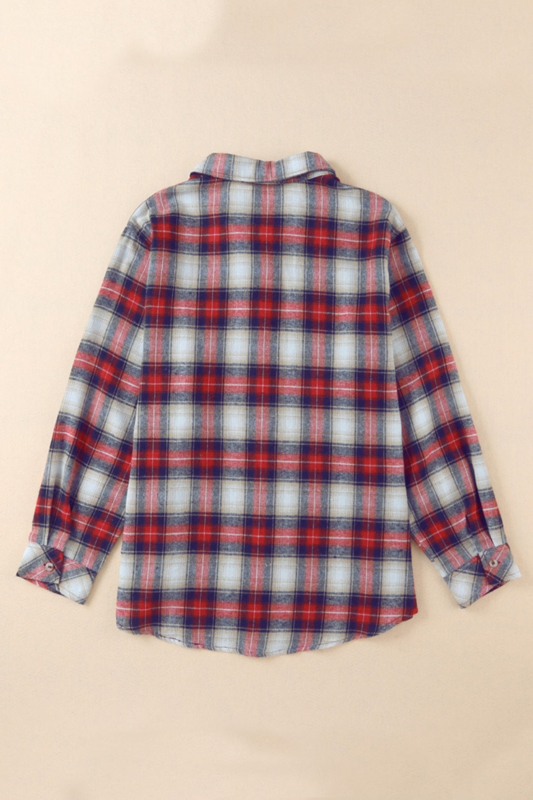Plaid Button-Up Shirt